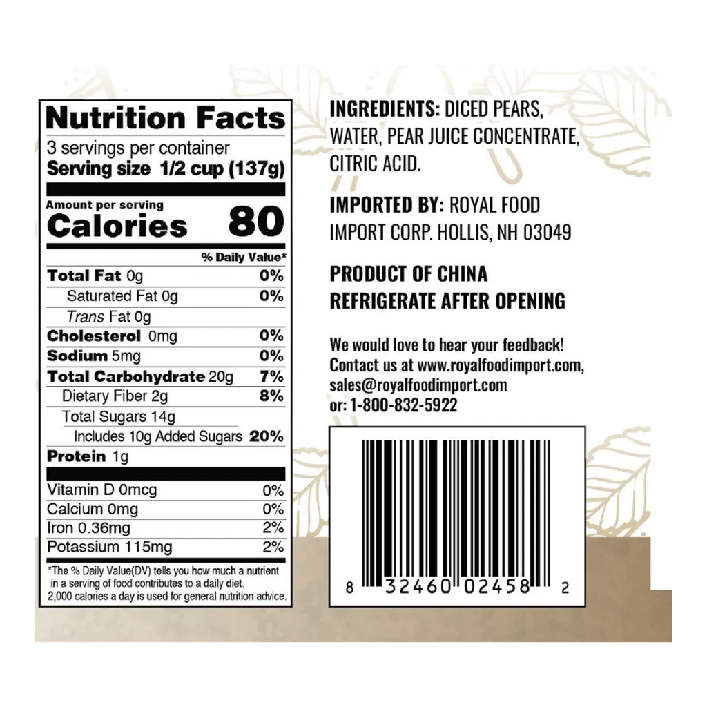 Pear Dice J Duchess Nutrition New.webp
