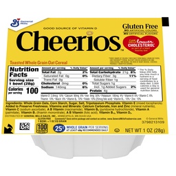 Cereal Bowl Variety, General Mills - 1oz (Cheerios - 1oz)
