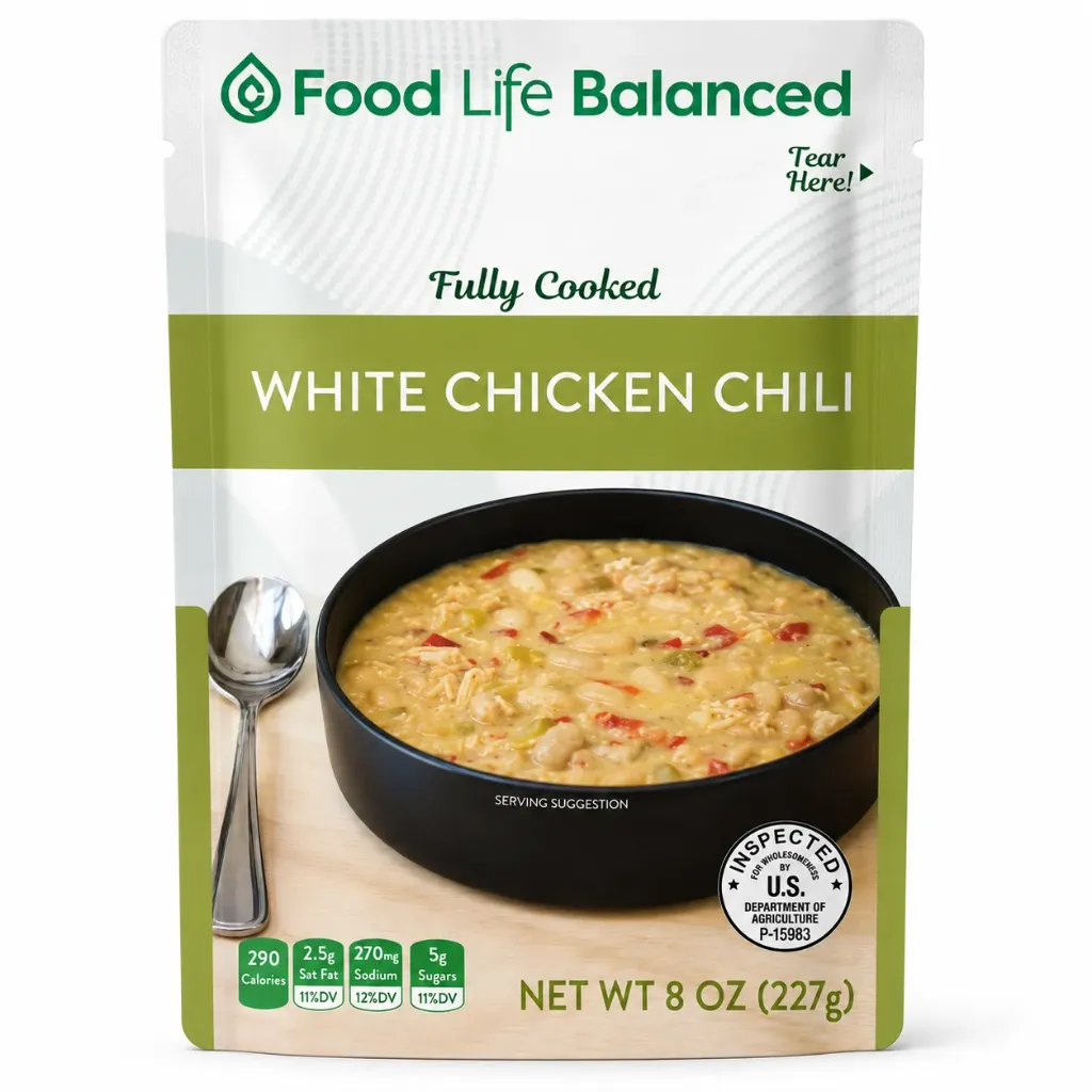 White Chicken Chili, Pouch - 8oz