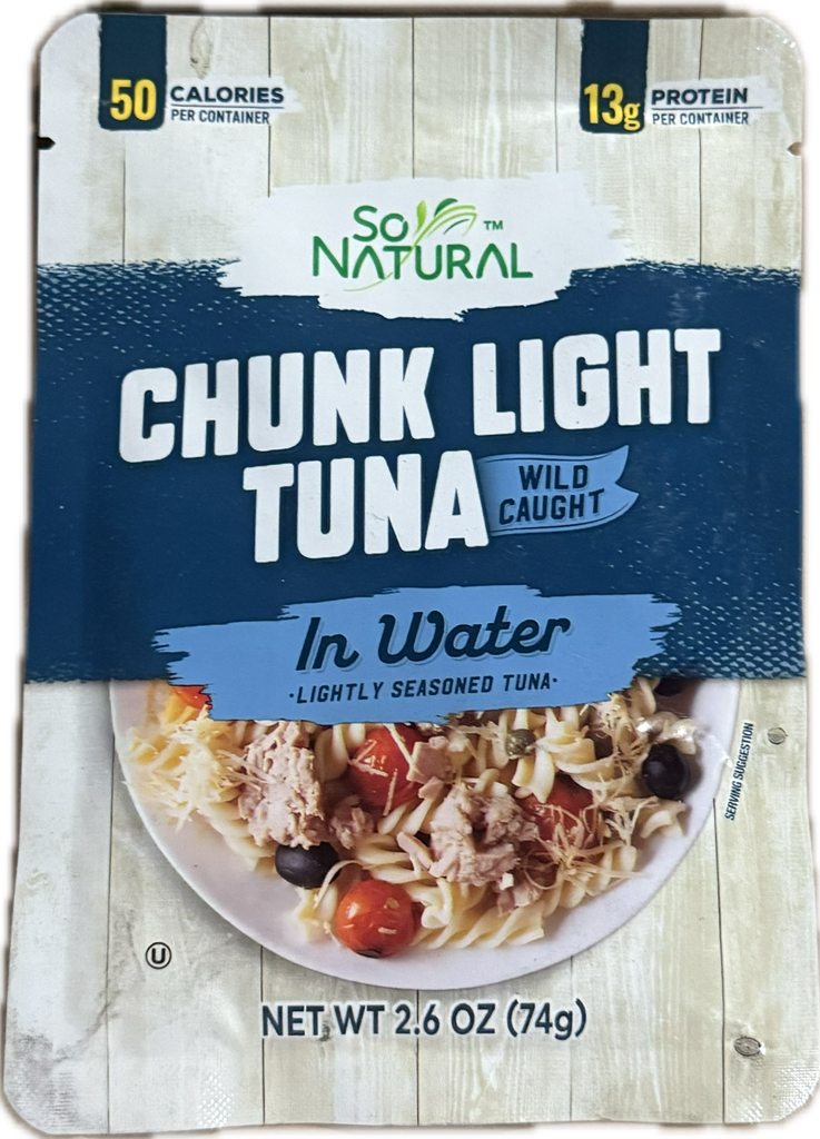 Tuna Chunk Light Pouch in Water - 2.6oz