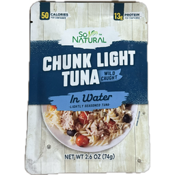 Tuna Chunk Light Pouch in Water - 2.6oz