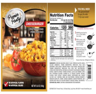 Cheeseburger Skillet Dinner Pouch - 5.8oz