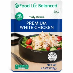 Premium White Chicken, Pouch - 4.5oz
