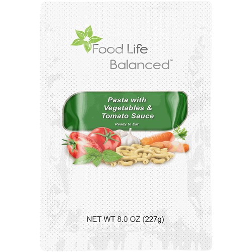 Pasta w/ Garden Vegetables in Tomato Sauce Pouch - 8oz