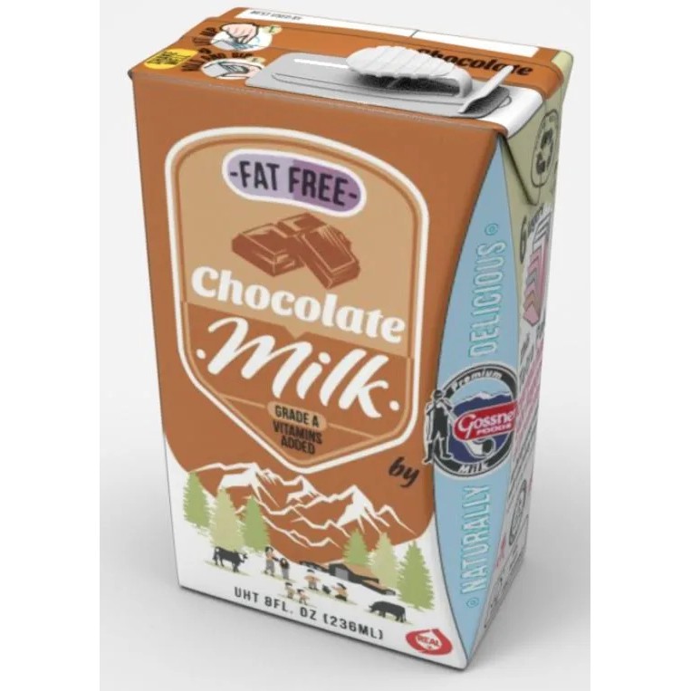Chocolate Milk Fat-Free SS - 8oz