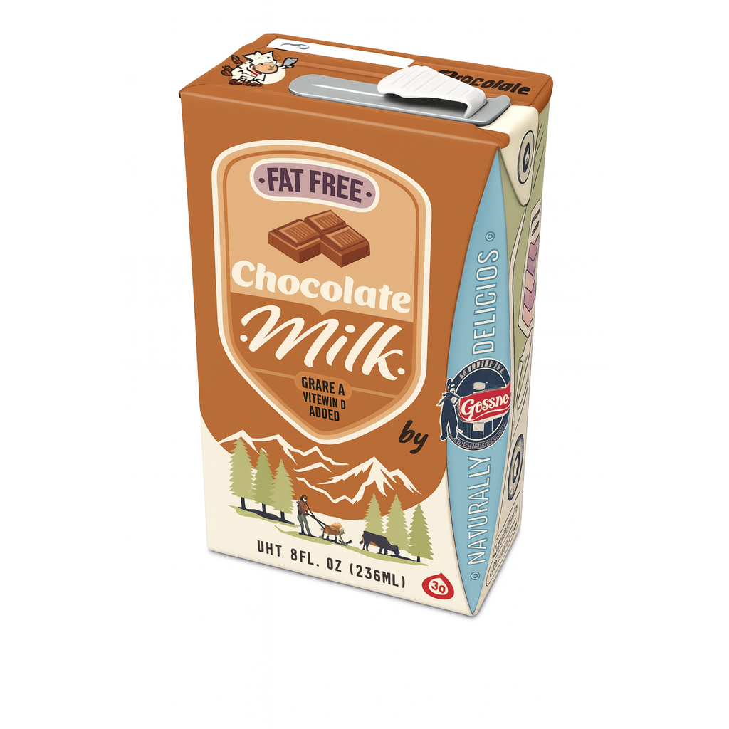 Chocolate Milk Fat-Free SS - 8oz