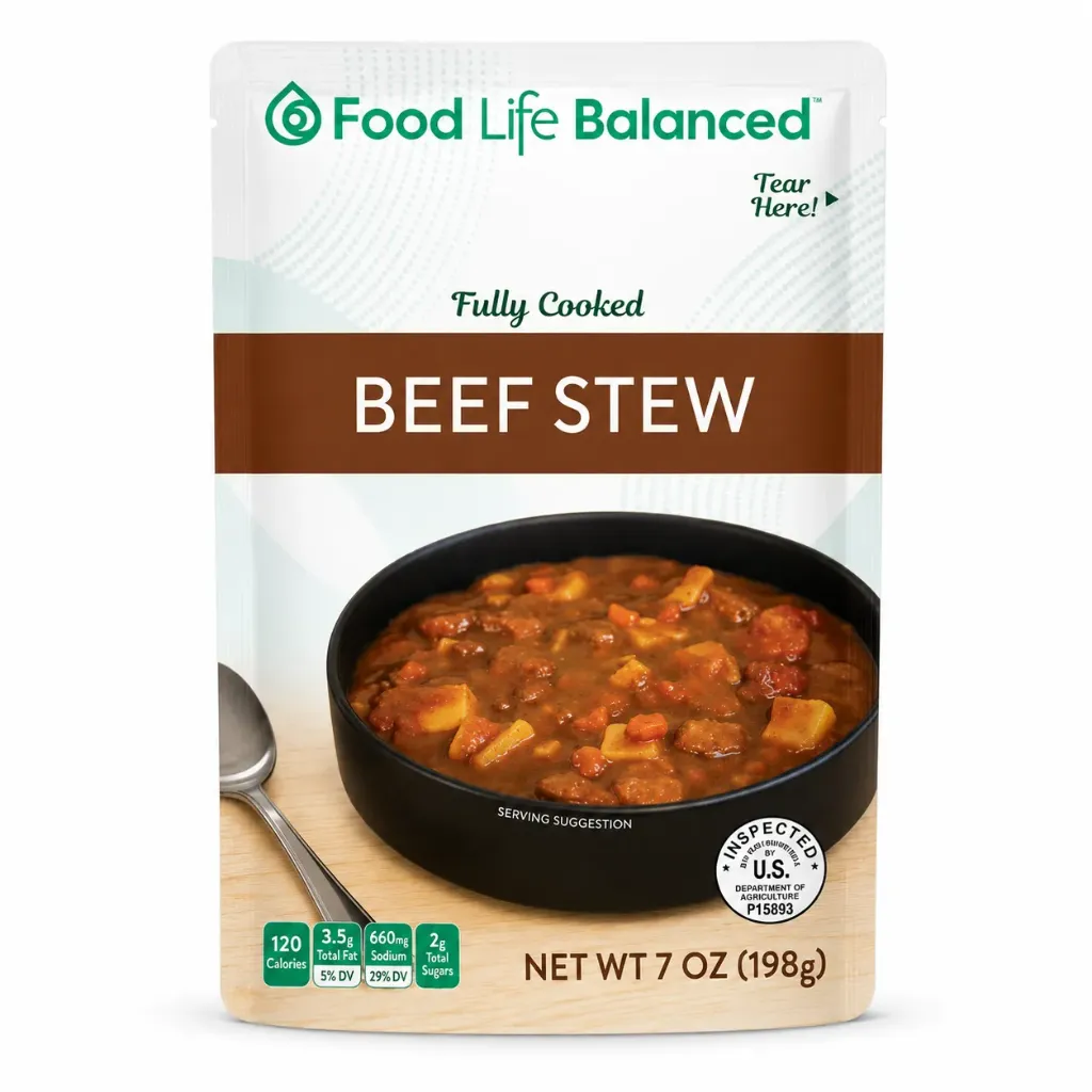 Beef Stew, Pouch - 7oz