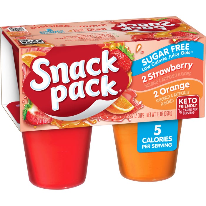 [Jello] Gelatin Cup, Snack Pack - 3.25oz