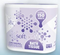 Bath Tissue, 4 roll - 12ct (SoftPetal)