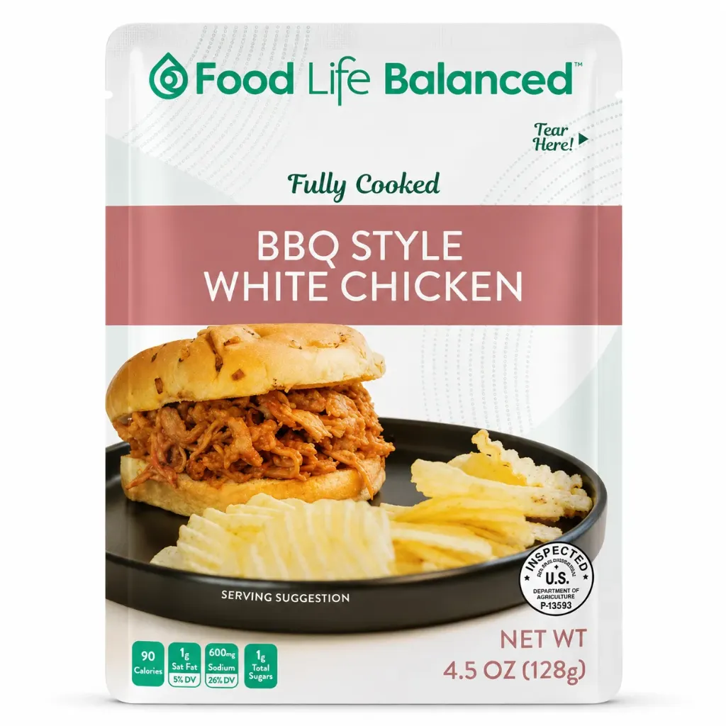 BBQ Style White Chicken, Pouch - 4.5oz