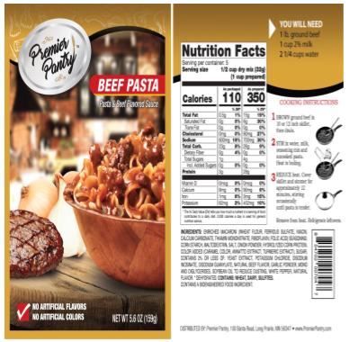 Beef Skillet Dinner Pouch - 5.6oz