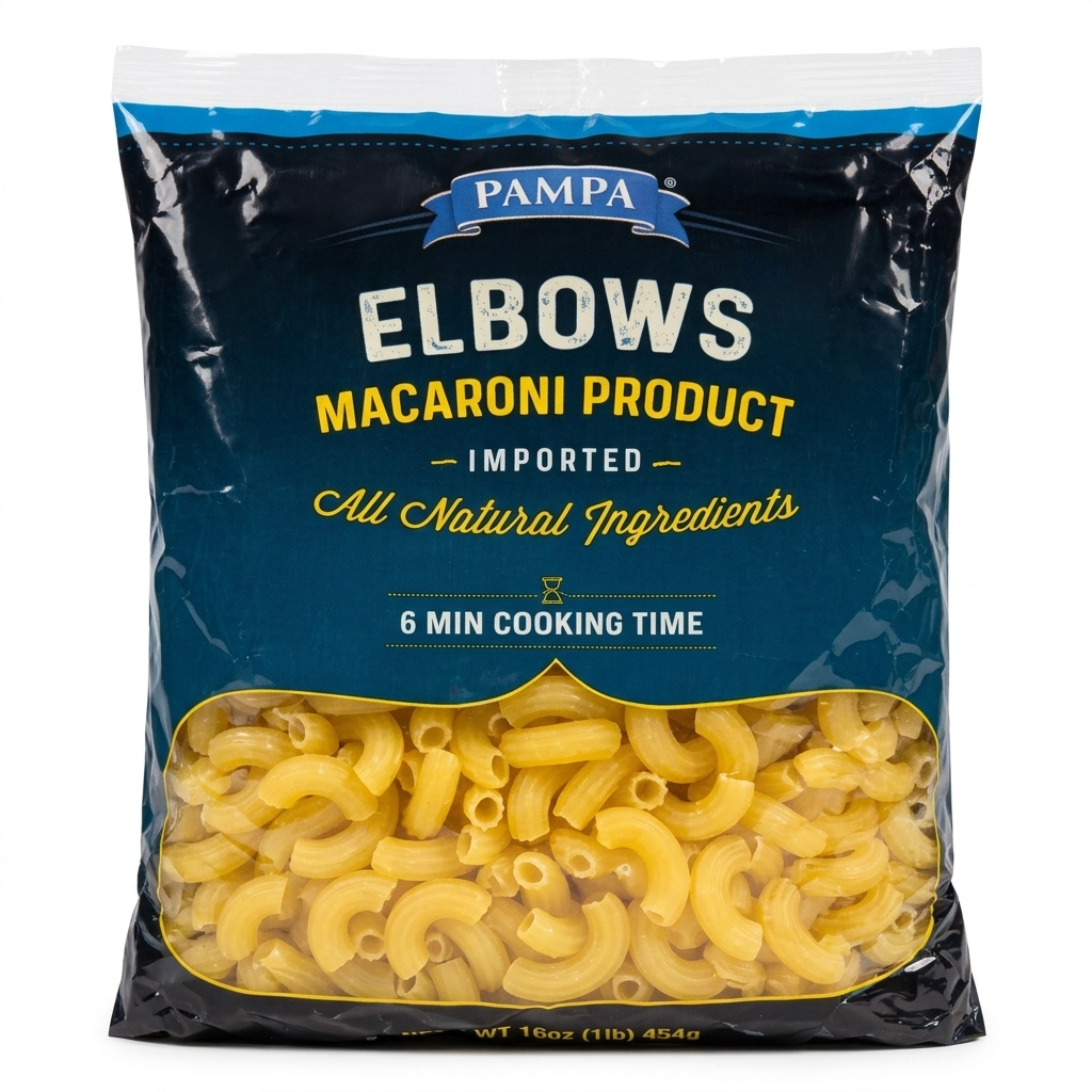 Elbow Macaroni - 1lb (Pampa)