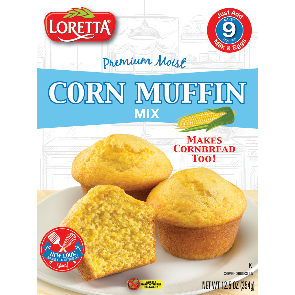 Corn Muffin Mix Box - Makes 12 Avg Muffins - 12.5oz
