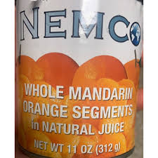 Mandarin Oranges - 11oz