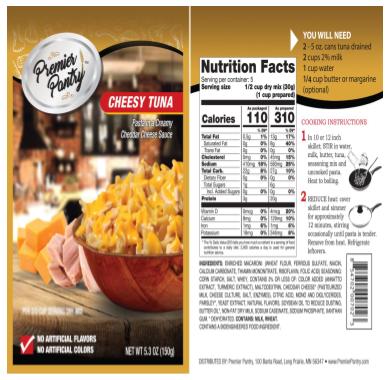 Cheesy Tuna Skillet Dinner Pouch - 5.3oz